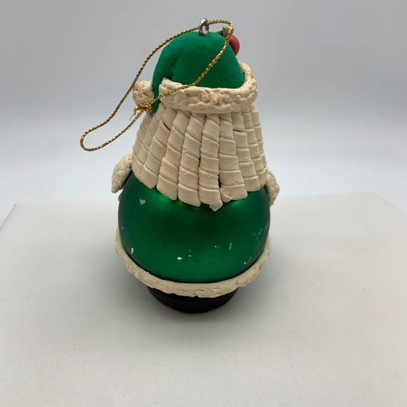 Vintage Handmade Christmas Teacher Santa Claus Retro Christmas Ornament - Picture 3 of 13